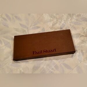 Vintage Paul Stuart Black Bow Tie in its Original Box